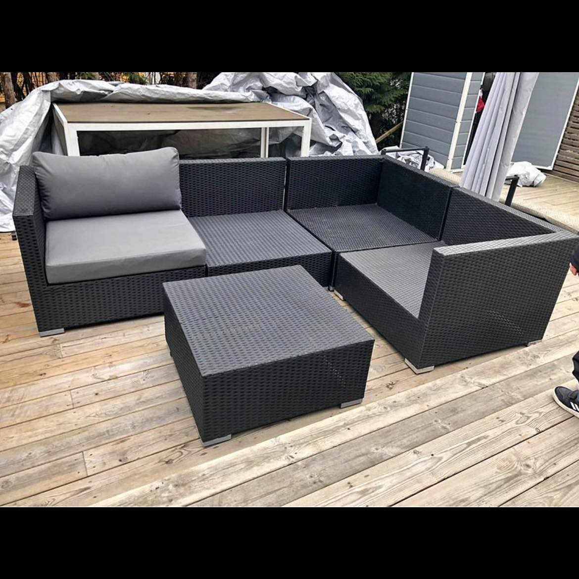 image of Trädgårdsmöbler soffa - 