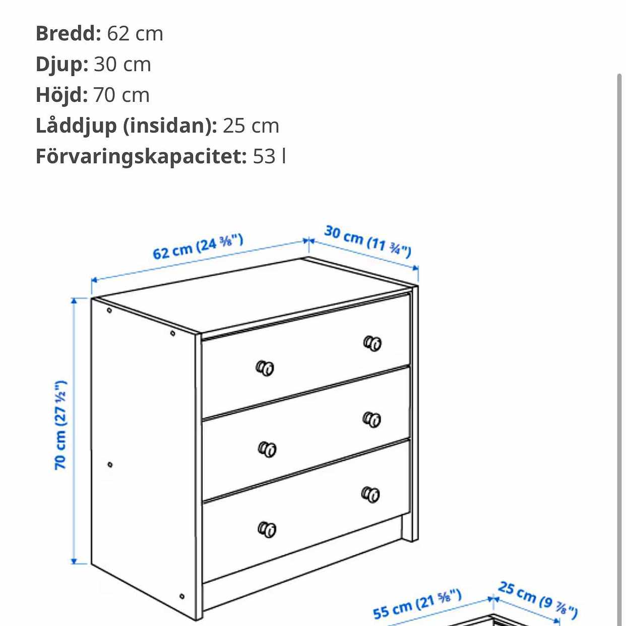 image of Frakta en mindre byrå - 