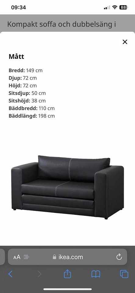 image of Bäddsoffa ASKEBY - 