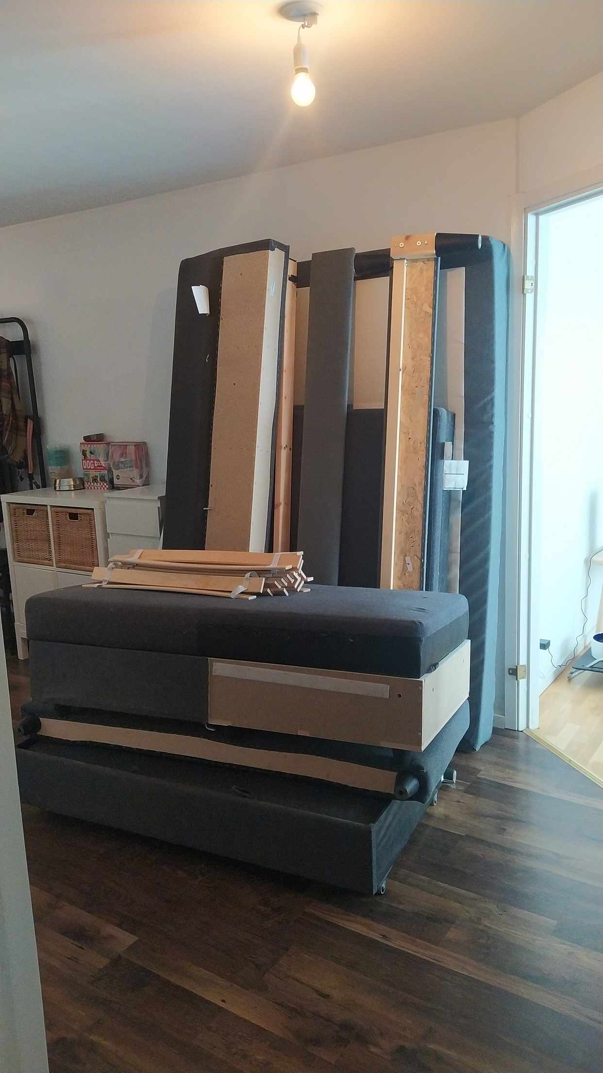 image of Ikea couch and bed - Skövde