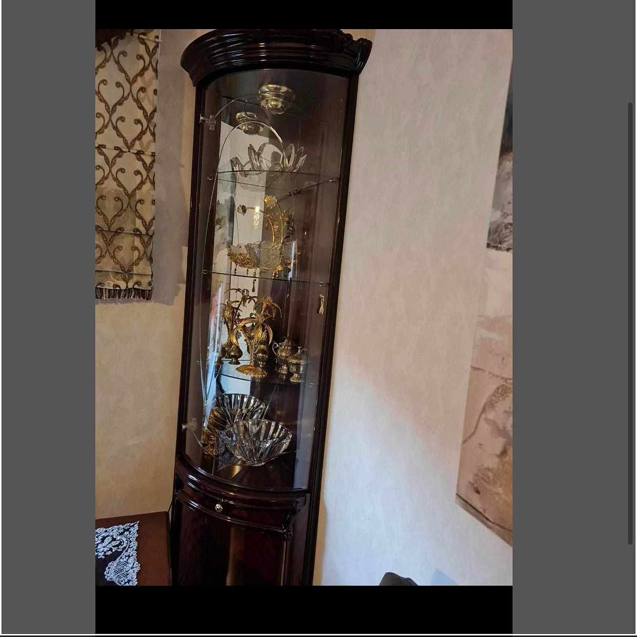 image of 2pcs side display cabinet - 