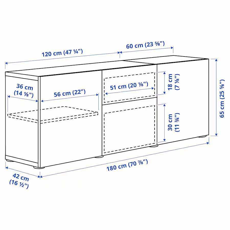 image of Bestå sideboard  - 