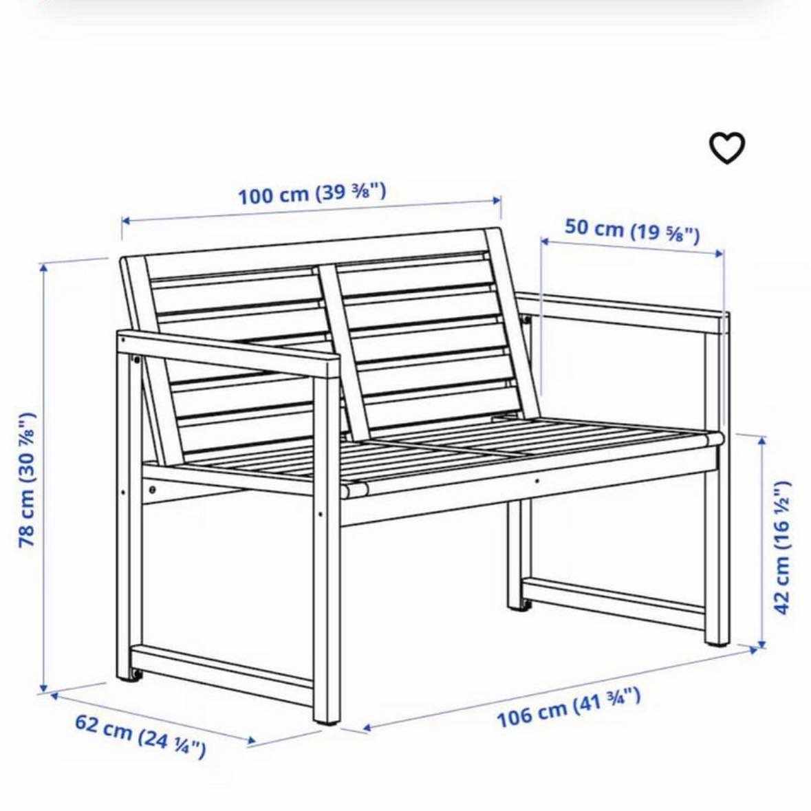 image of Balkongmöbel (soffa) - 