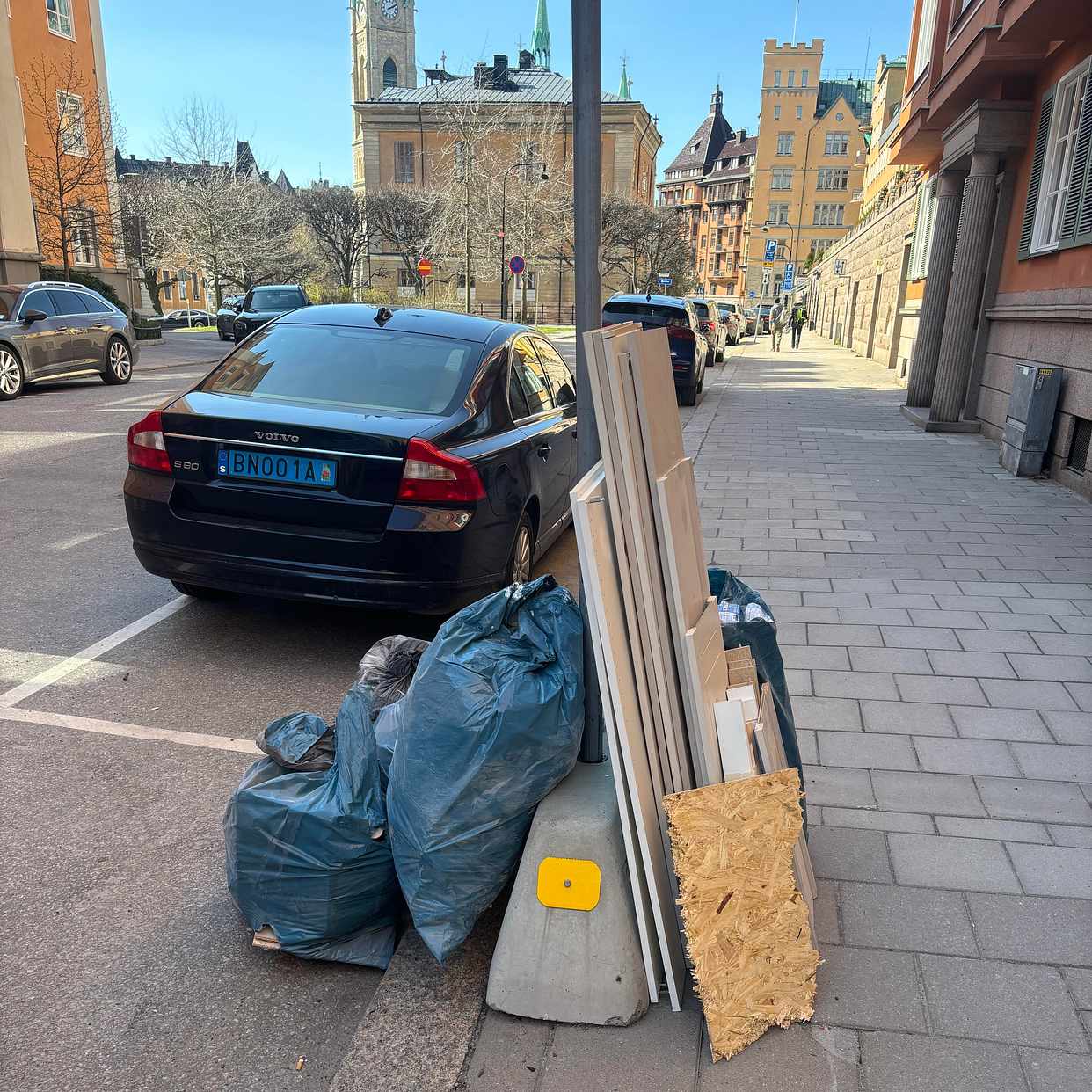 image of Sorterat byggavfall - Stockholm