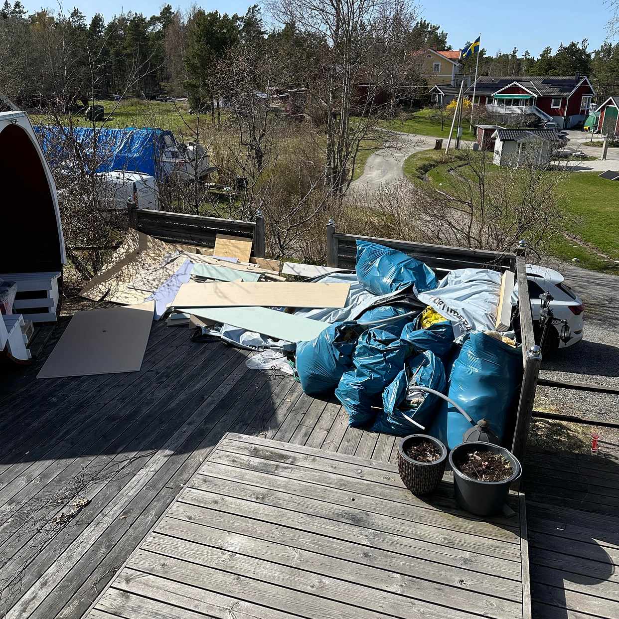 image of Byggavfall och trä - Roslags-Kulla Och Ljusterö