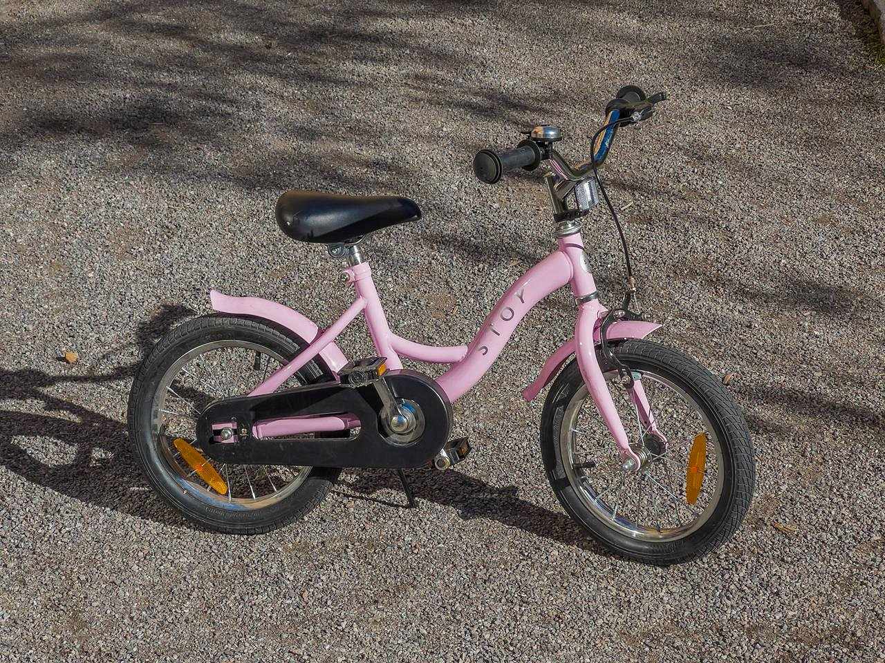 image of STOY barncykel 14” rosa - 