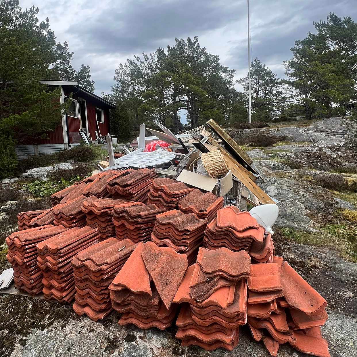 image of Återvinning av byggavfall - Djurö