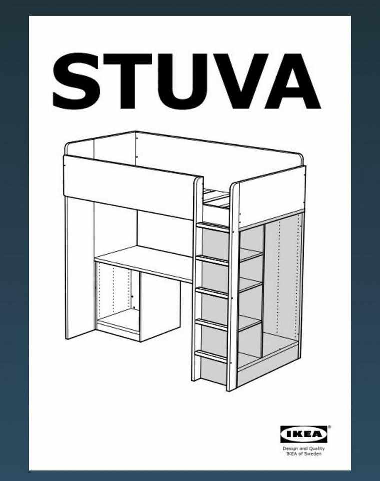 image of Stuva loftsäng IKEA - 