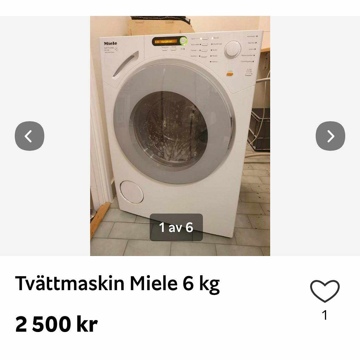 image of Tvättmaskin - 