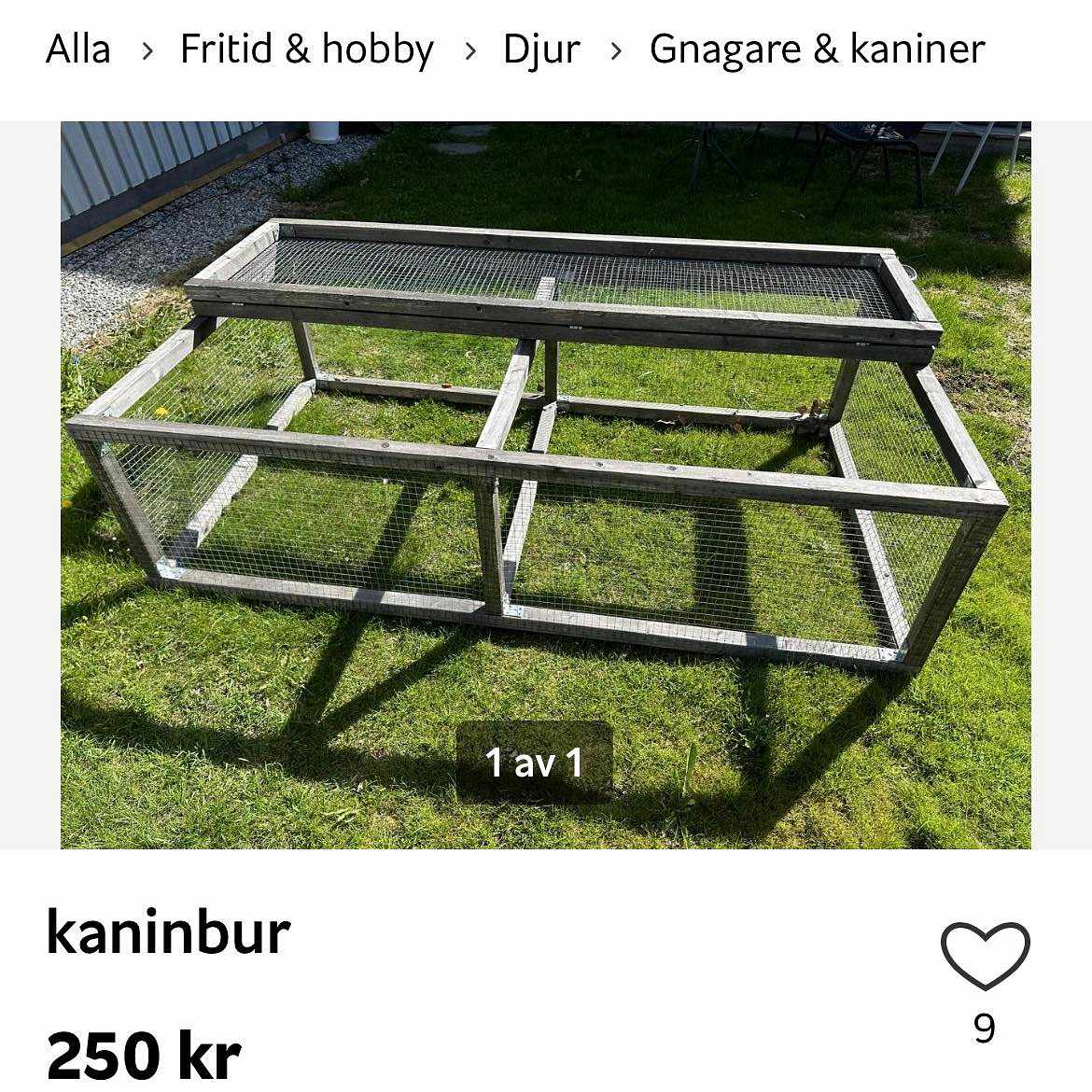 image of Kaninbord, blocket - 