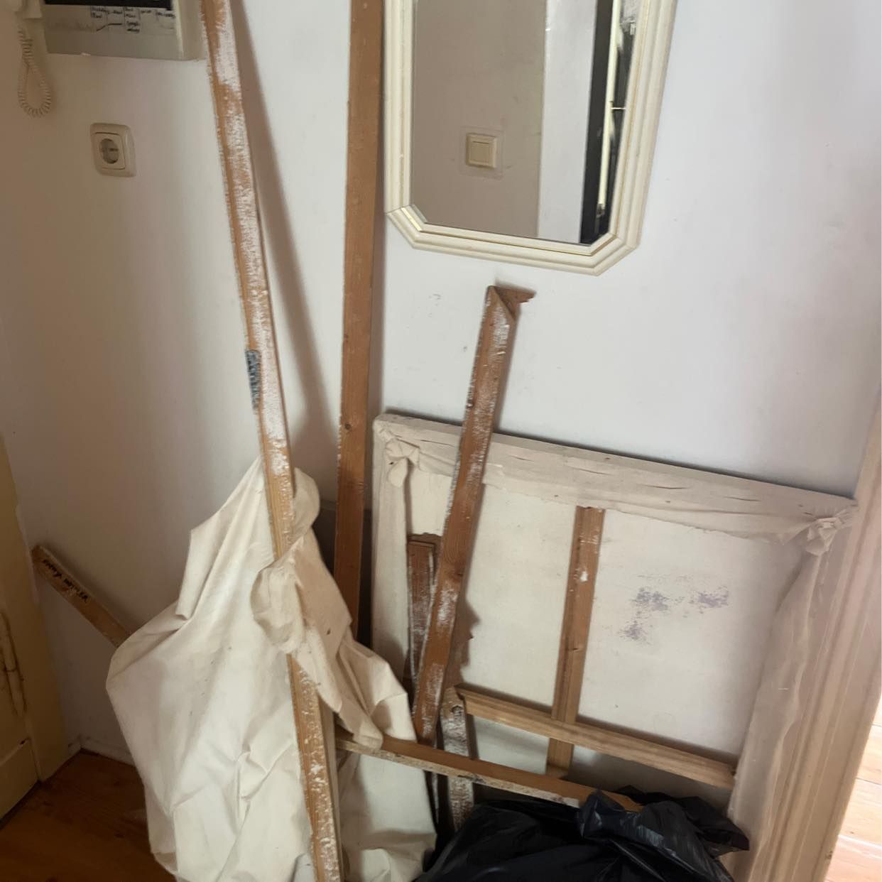 image of Wood canvas removal - Berlin