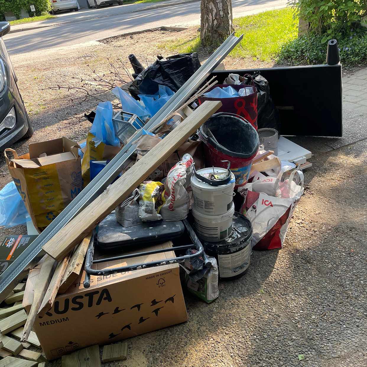 image of Blandat avfall till ÅVC - Bromma