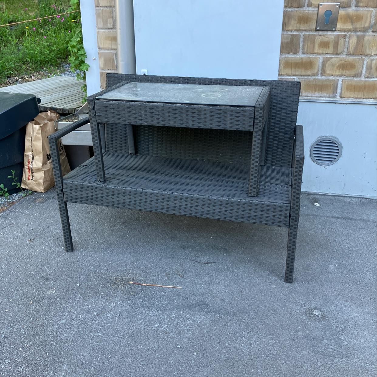 image of Soffa och bord för balkon - Bandhagen