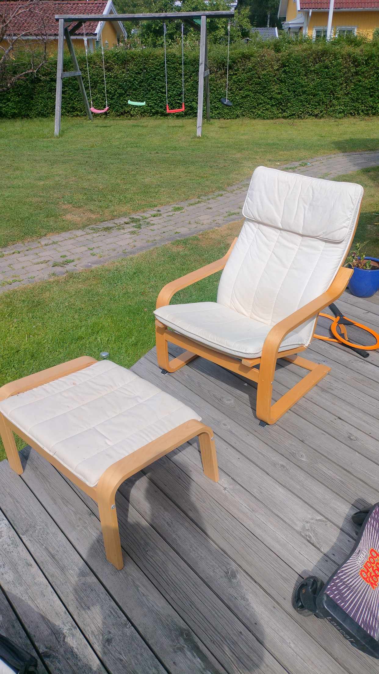 image of Chair and stool - Täby