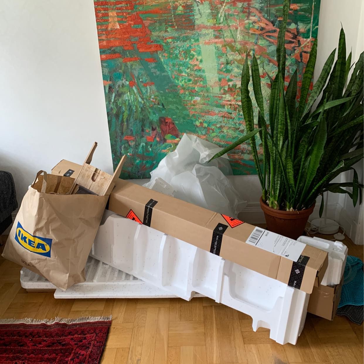 image of Hämta förpackningar - Solna