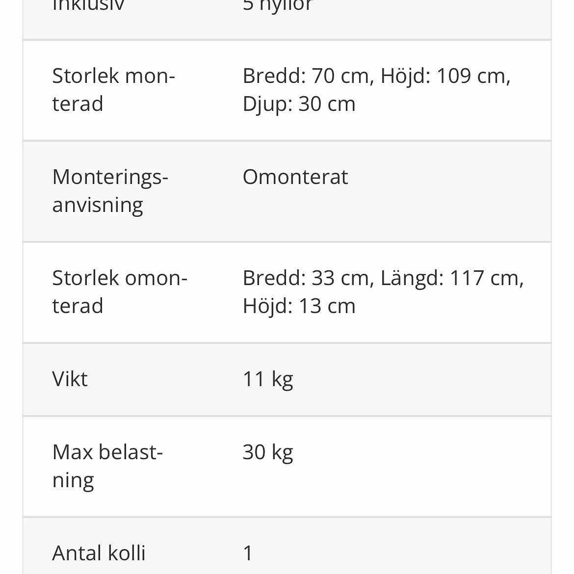 image of Bokhylla from Jysk Bromma - 