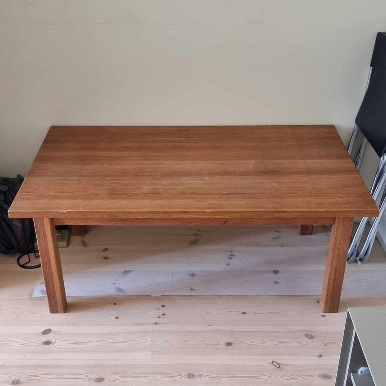 image of Sofa table massive oak - Stockholm