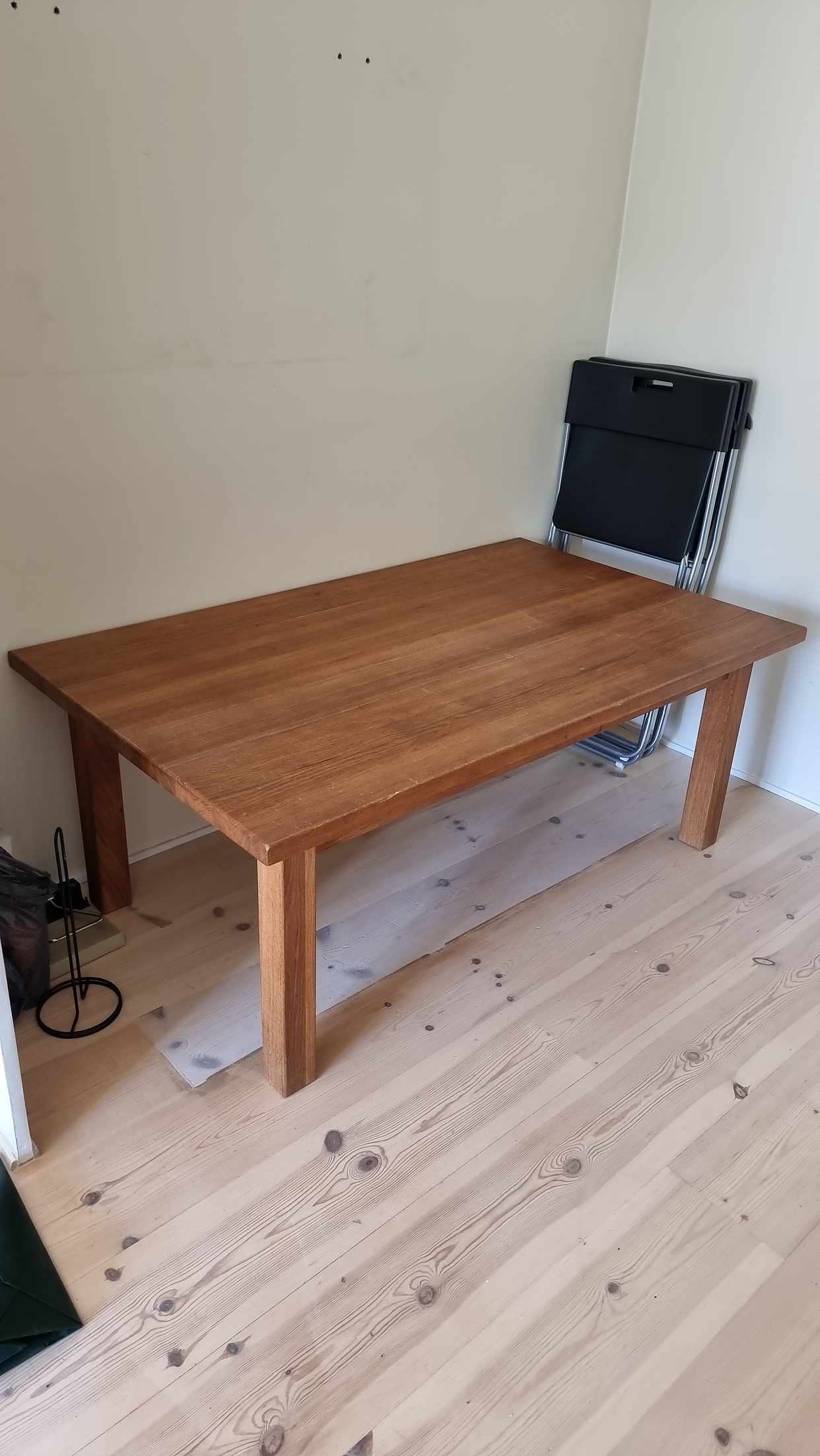 image of Sofa table massive oak - Stockholm