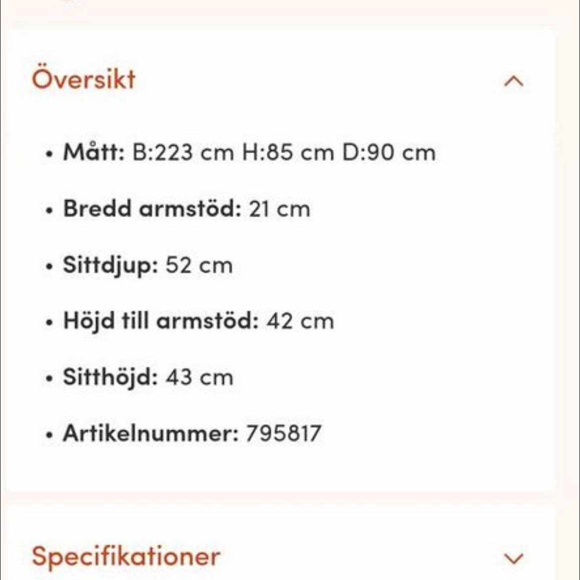 image of Hämta och lämna soffa - 