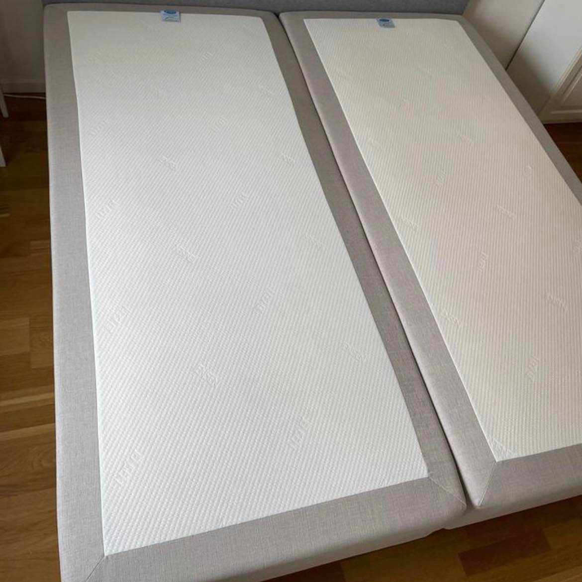 image of två 90x200cm resårmadrass - 