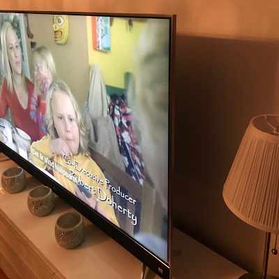 image of 55 tums LED TV 16 kg vikt - 