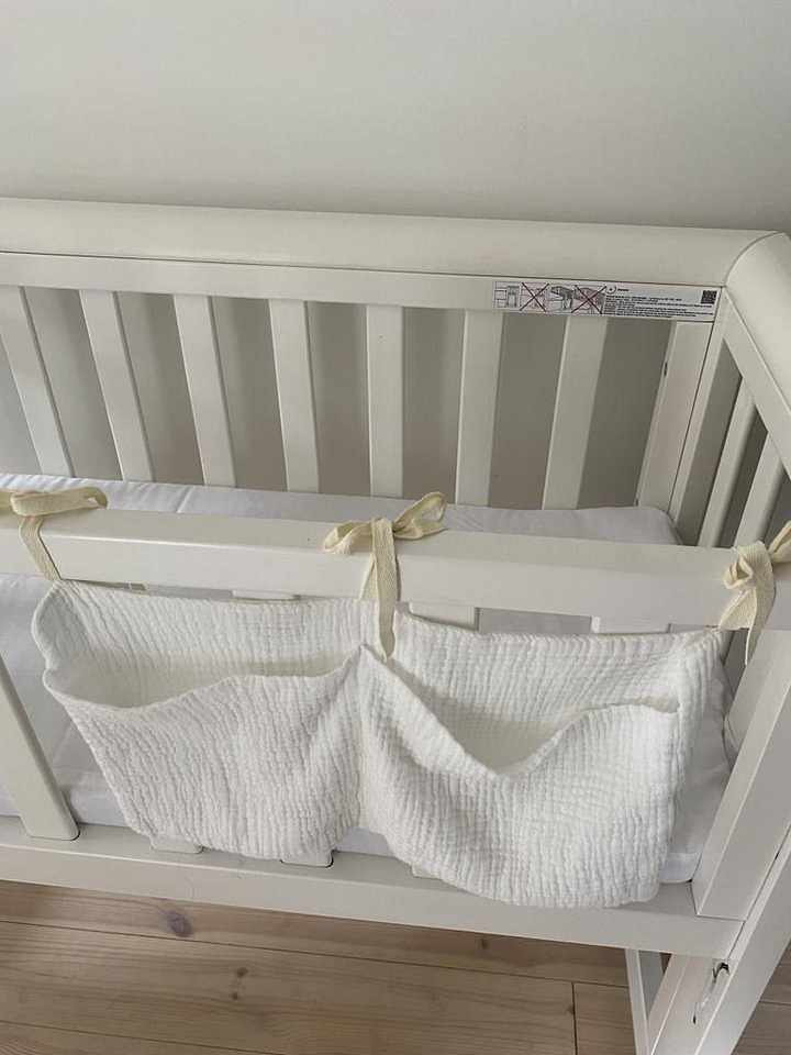 image of Bedside crib / spjälsäng  - 