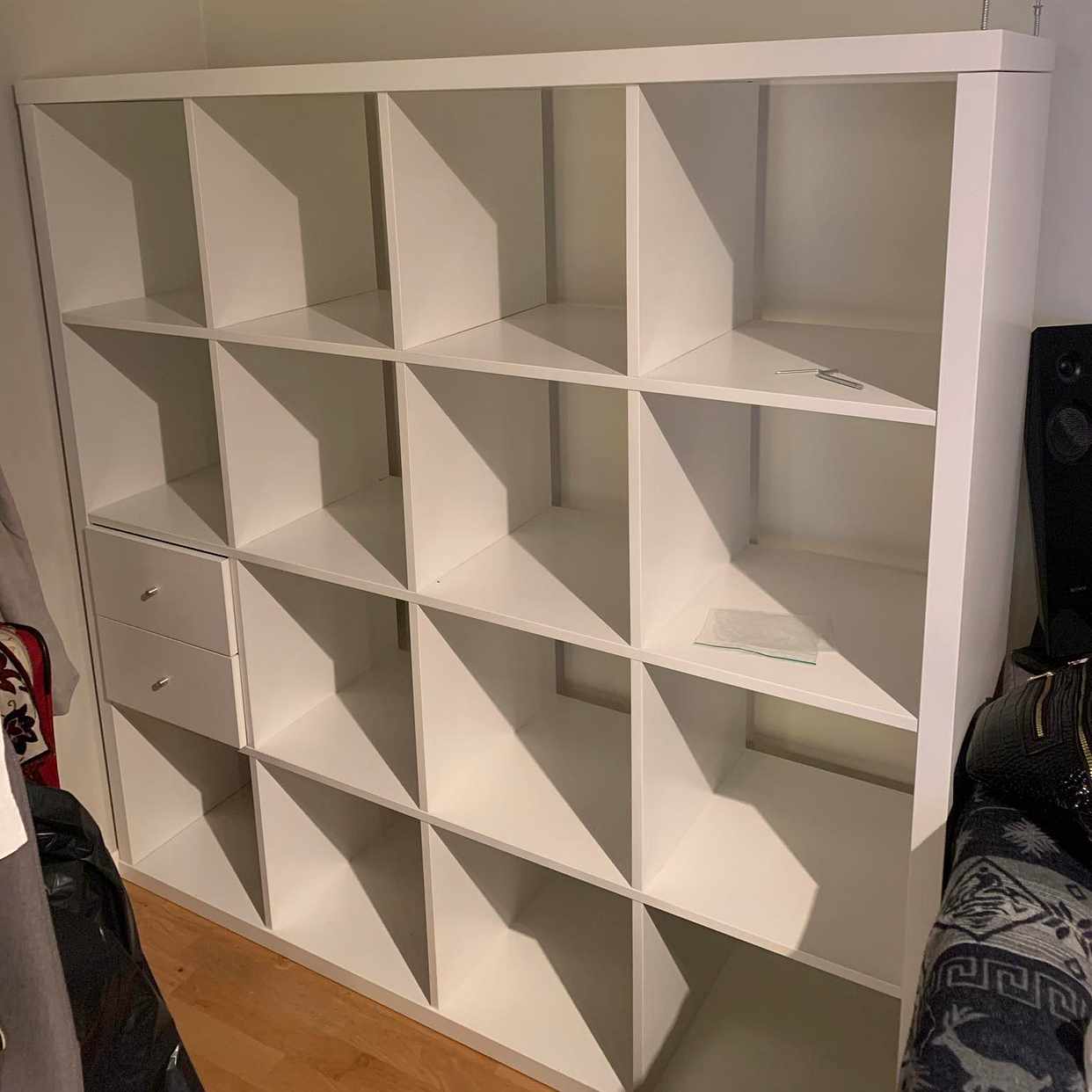 image of IKEA KALLAX Hylla, vit - Nacka