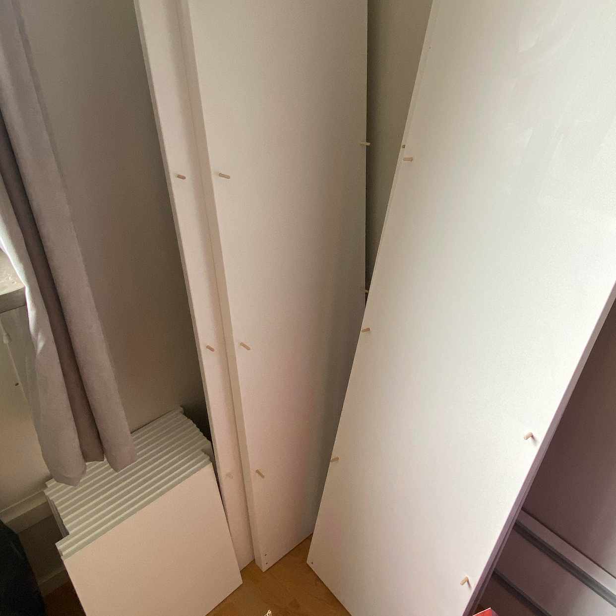 image of IKEA KALLAX Hylla, vit - Nacka