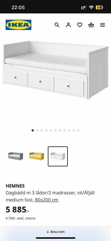image of Hemmes Dagbädd Bäddsoffa - 