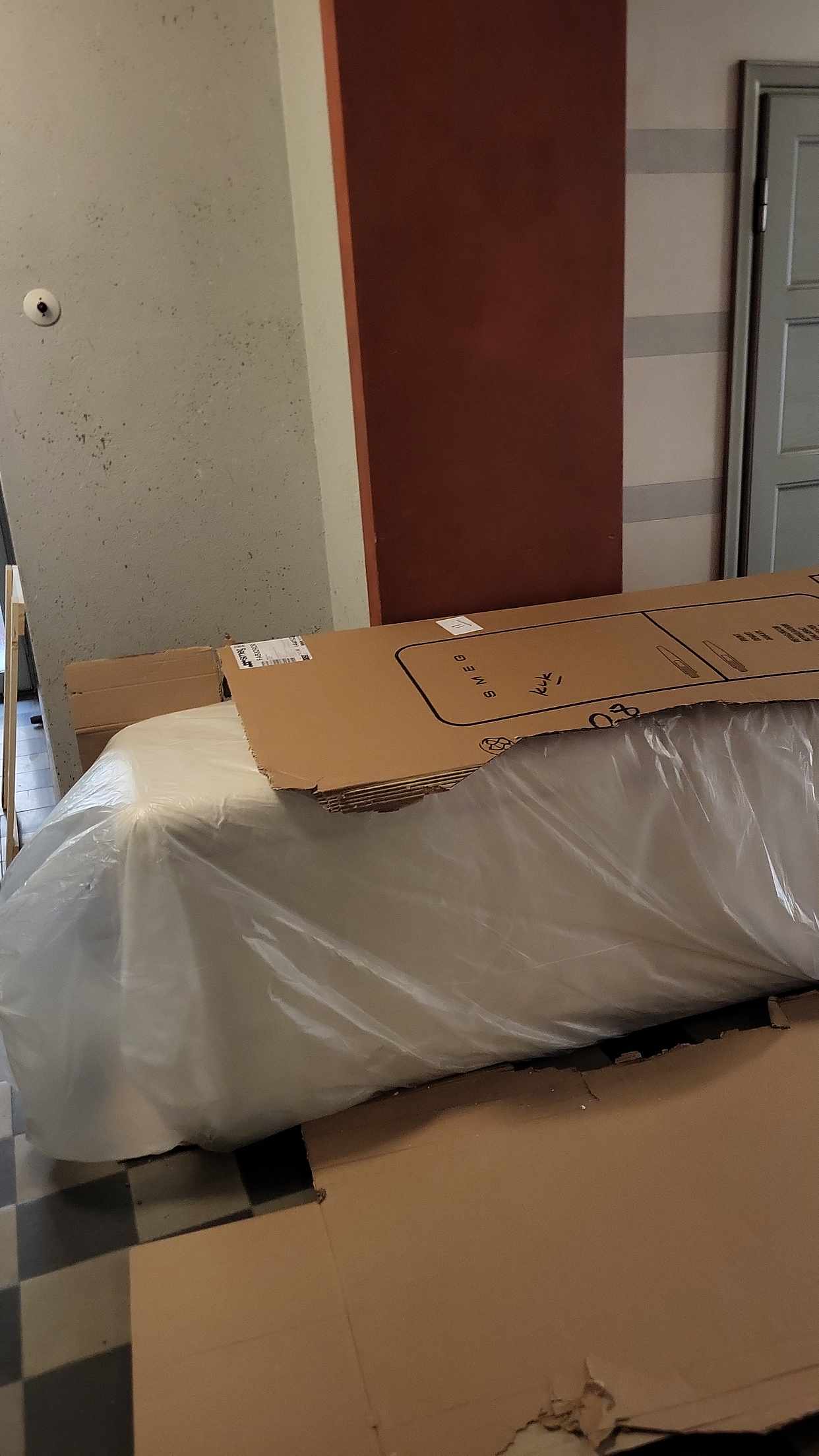 image of Hjälp att bära upp kyl - 