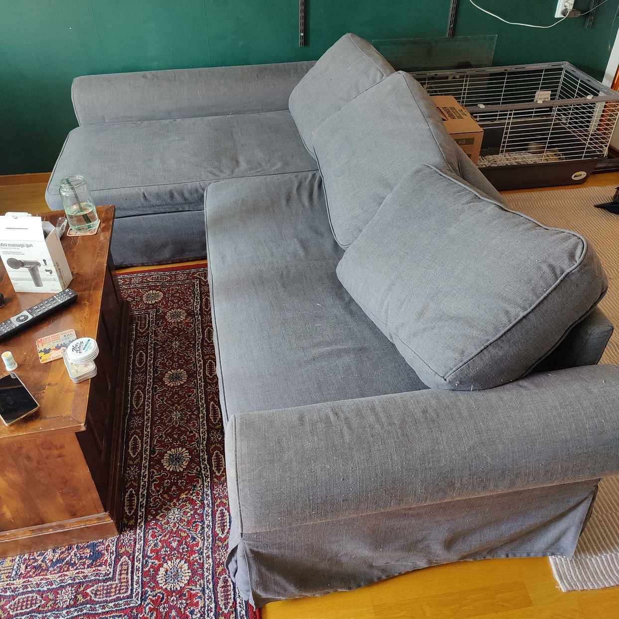 image of Grå soffa - Handen