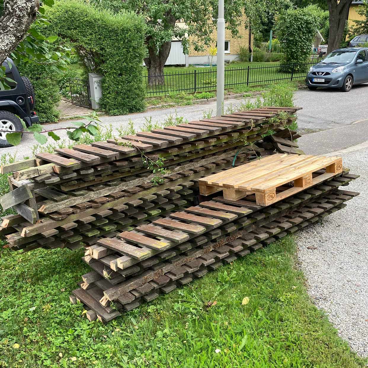 image of Gammalt staket trä - Enskede-Årsta-Vantörs