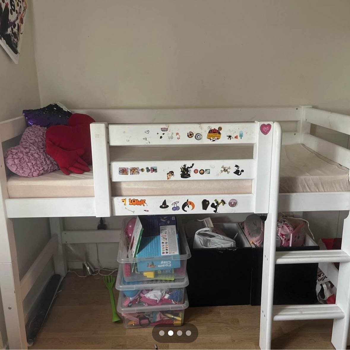 image of disassembled bed - 