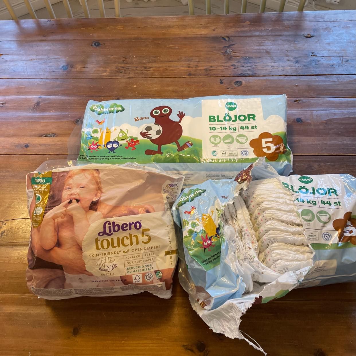 image of Blöjor 10-14kg - Stockholm