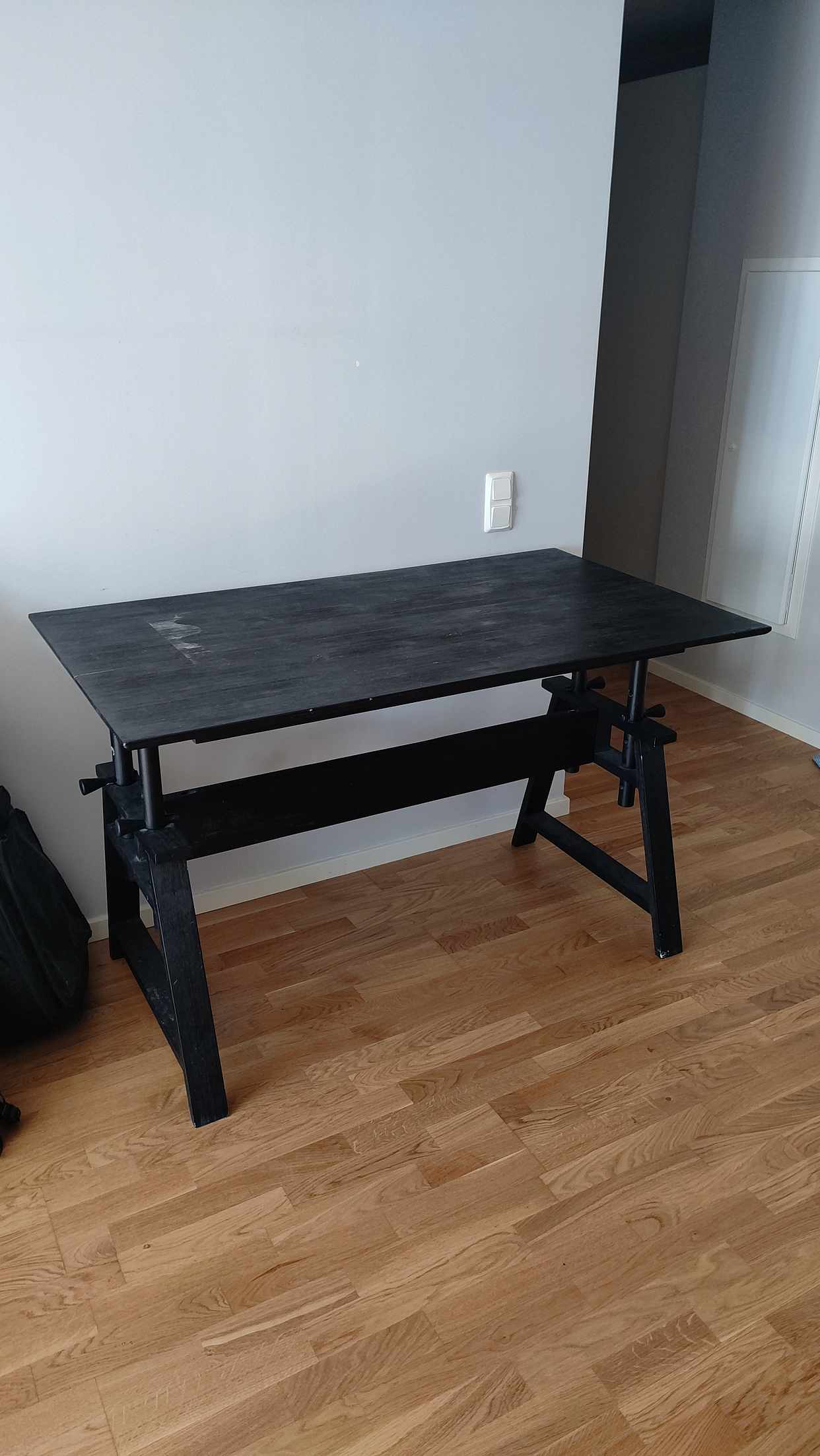 image of Black dining table - Solna