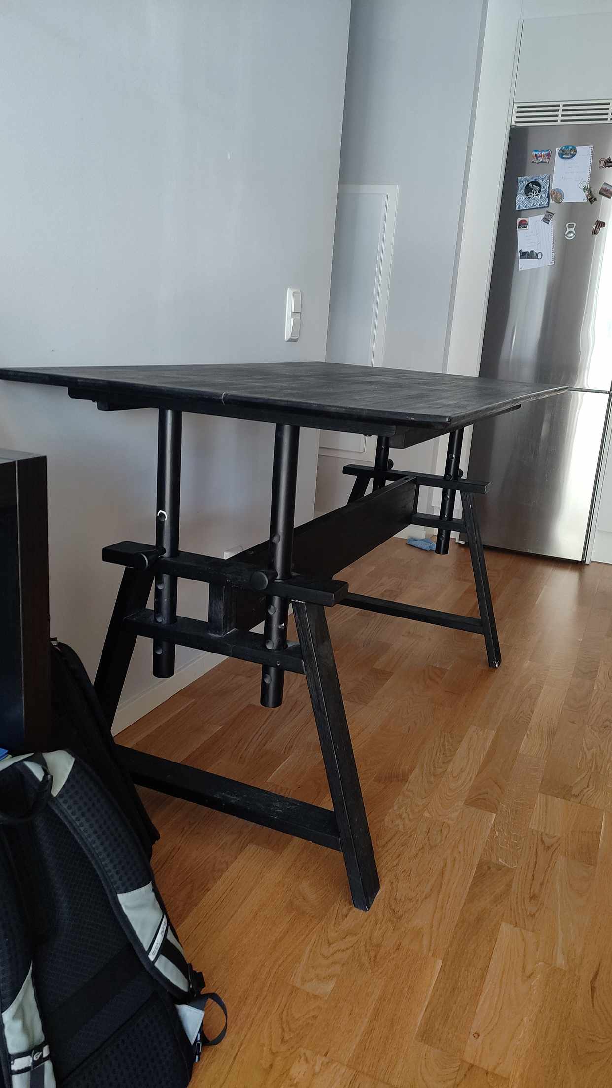 image of Black dining table - Solna