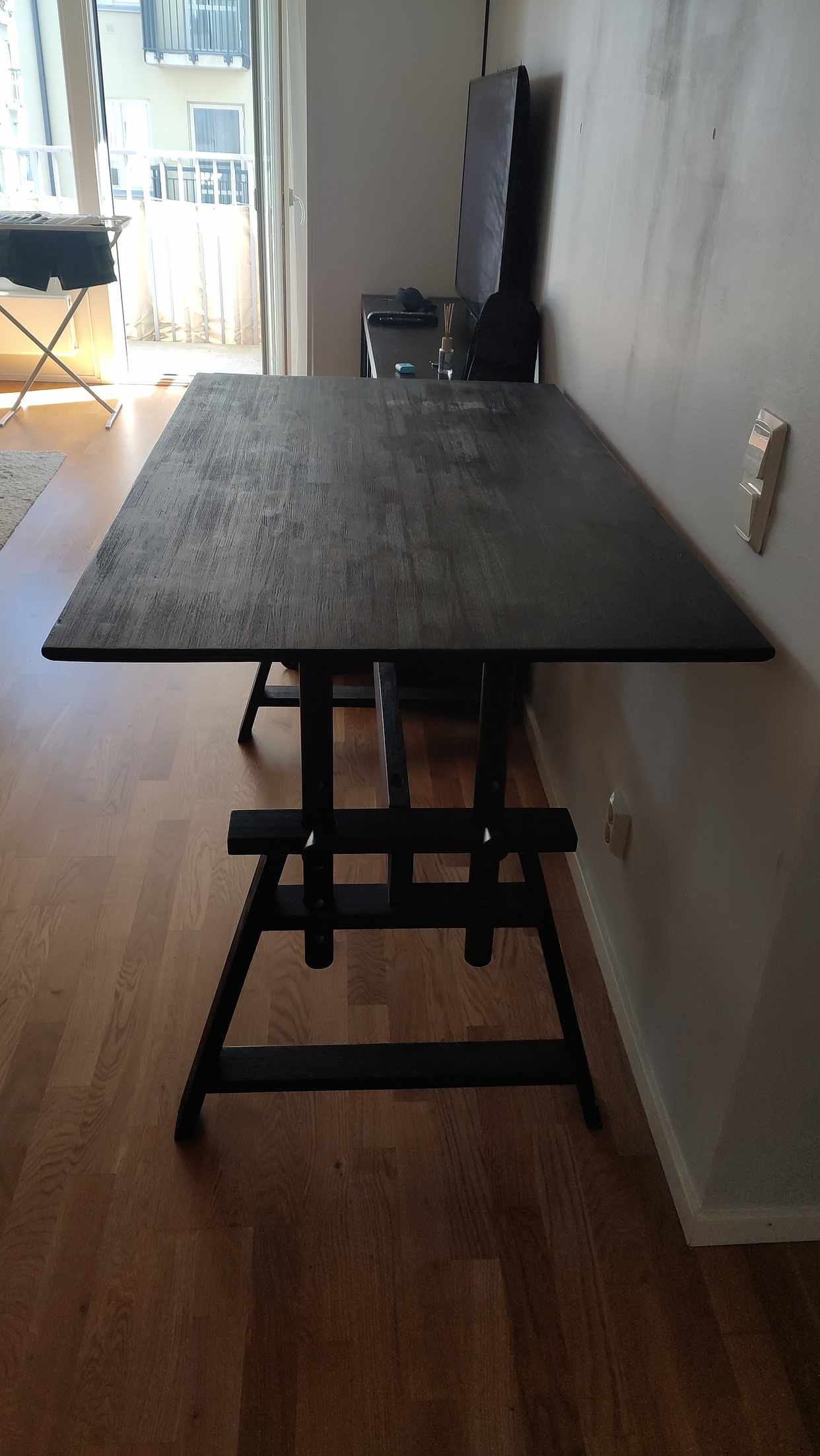 image of Black dining table - Solna