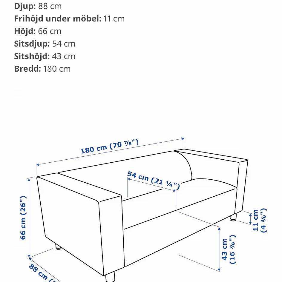 image of Bortskänkes Klippan soffa - Handen