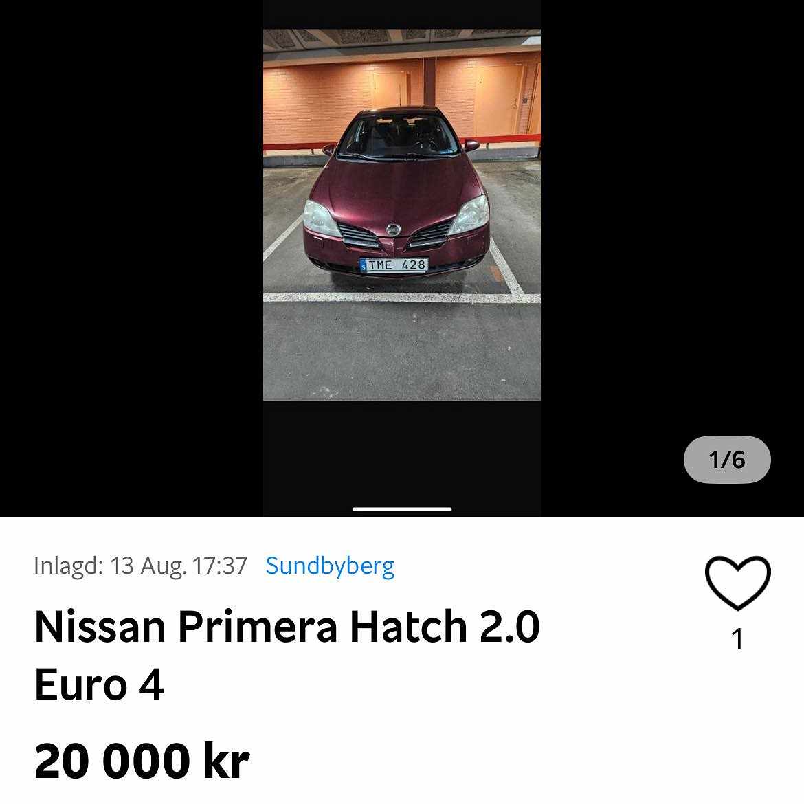 image of Nissan bil säl - Sundbyberg