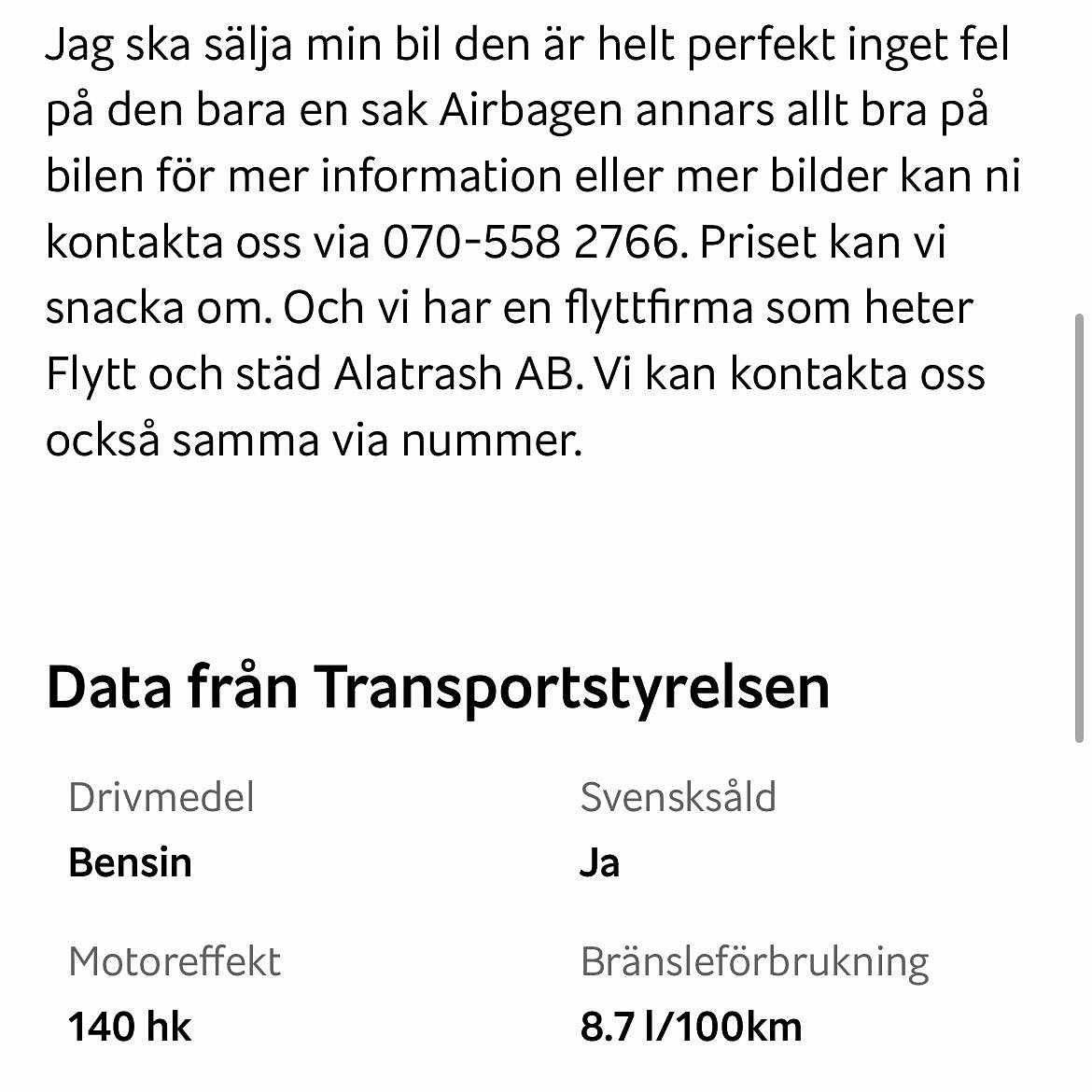 image of Nissan bil säl - Sundbyberg