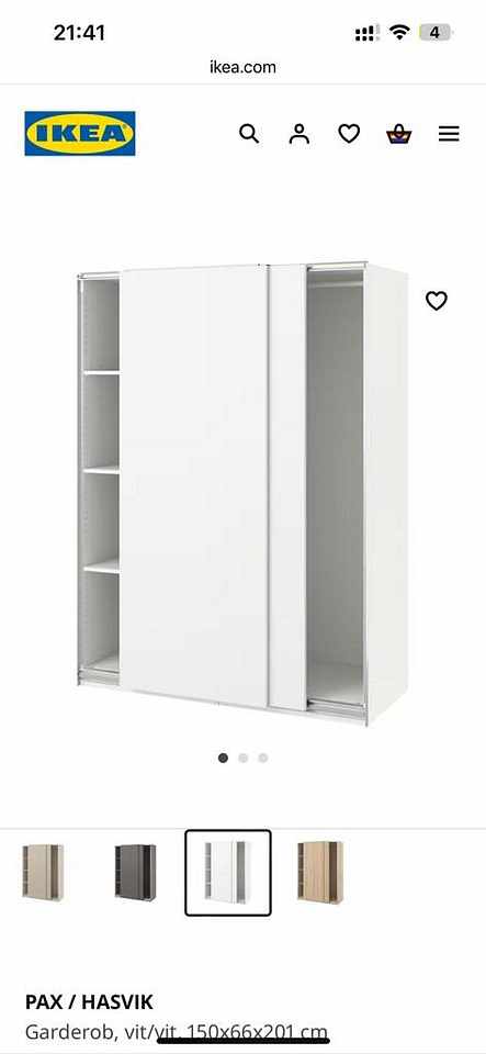 image of Pax Hasvik Ikea - 