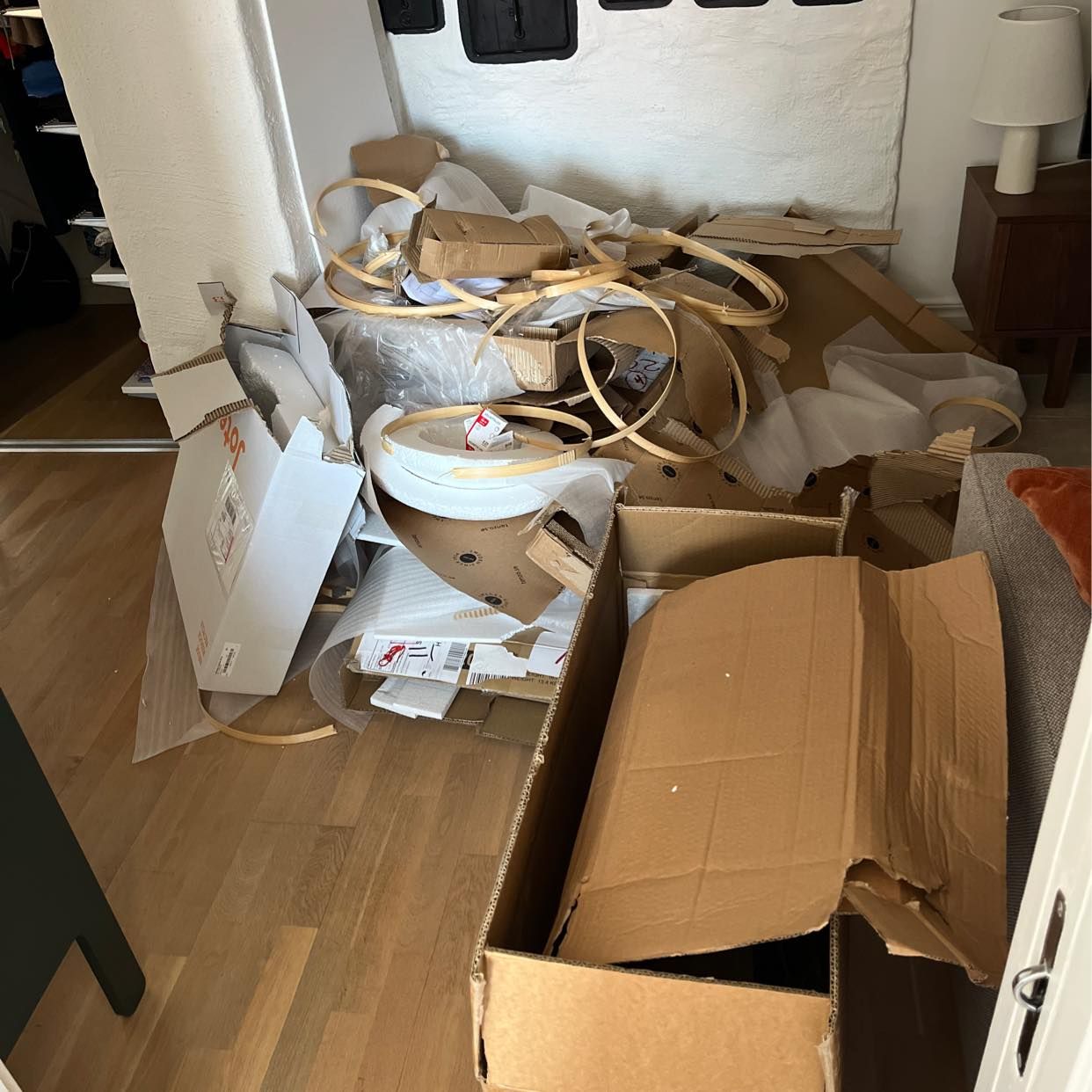 image of Kartonger och plast - Stockholms Stad