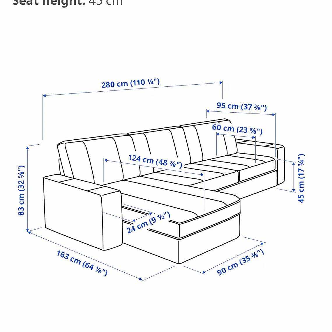 image of L-shaped sofa - Stockholm