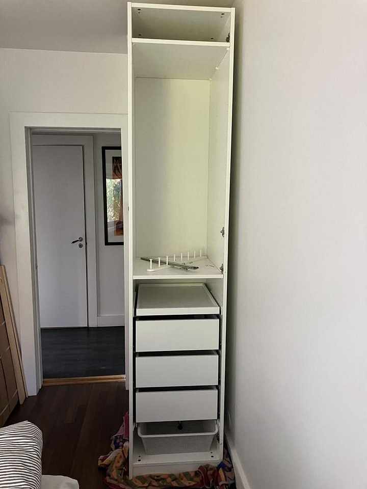 image of IKEAgarderob PAX, spegeld - 