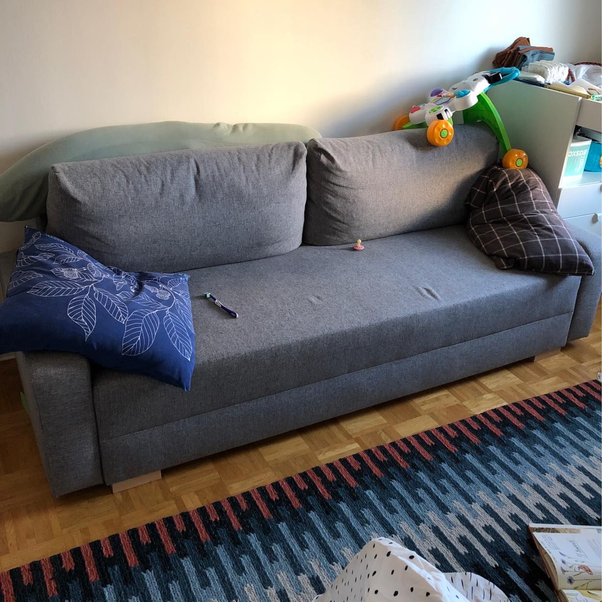 image of Sofa bed to recycling - Årsta