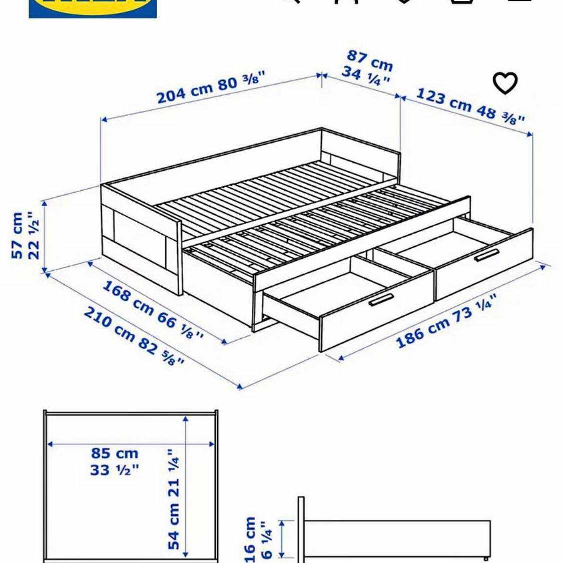 image of 80x200 säng - 