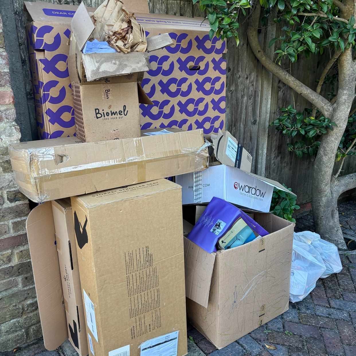 image of Empty card boxes - Merton
