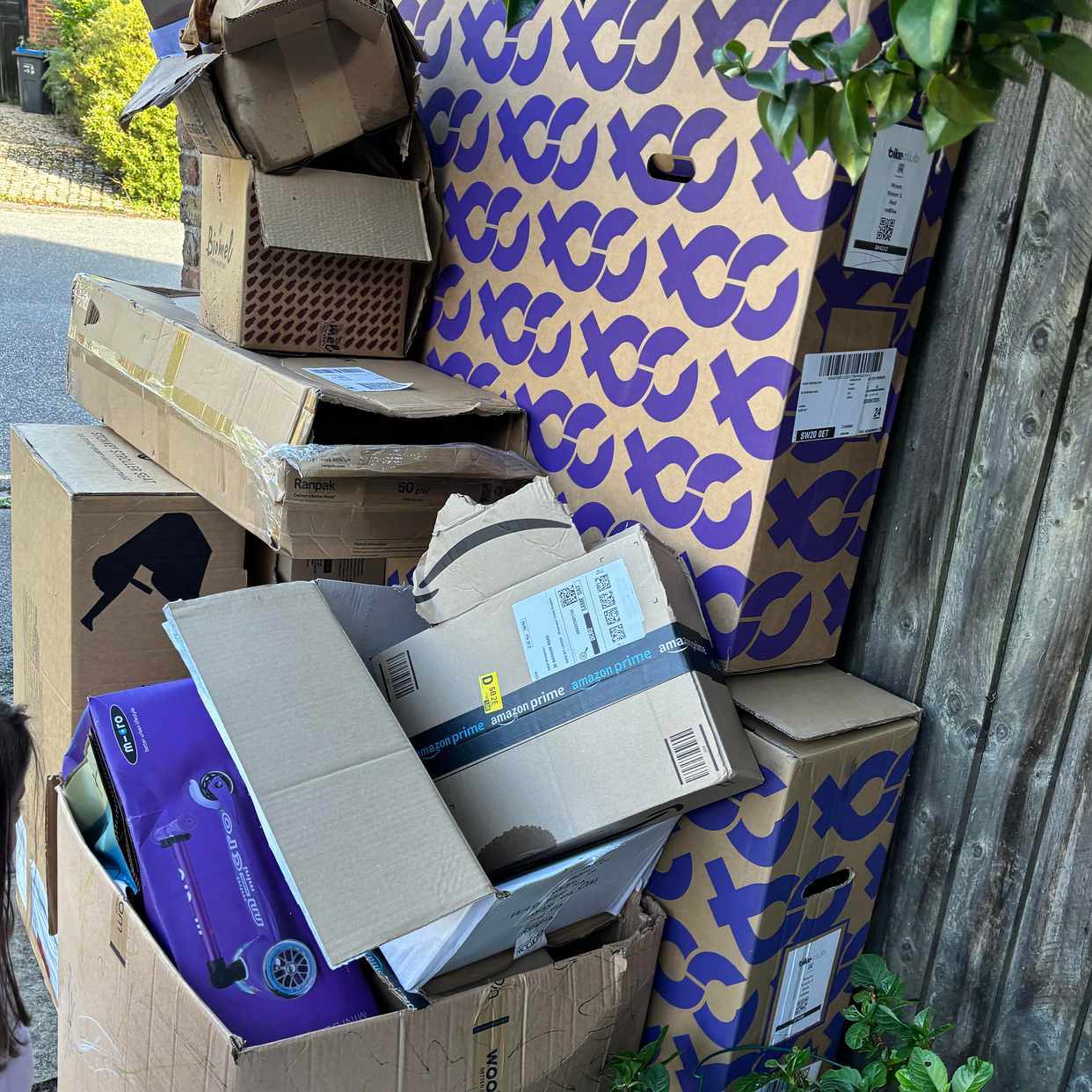 image of Empty card boxes - Merton