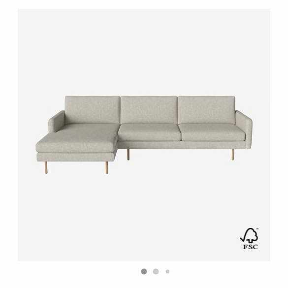 image of Soffa med divan, delad - 