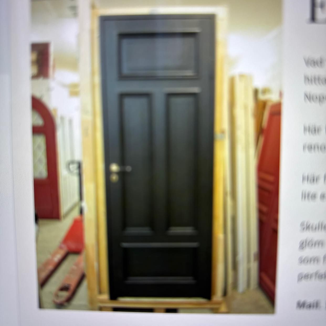image of Dörr med karm - 